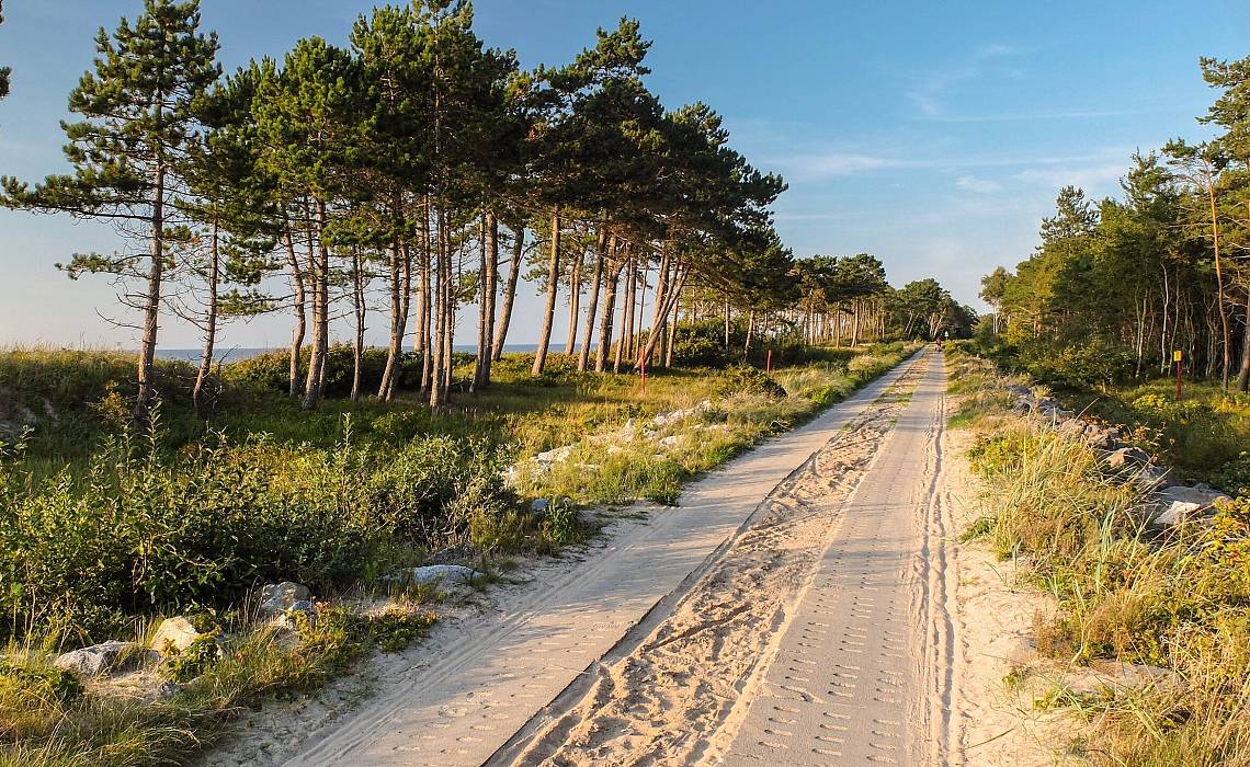 Grafika Ścieżki piesze i rowerowe